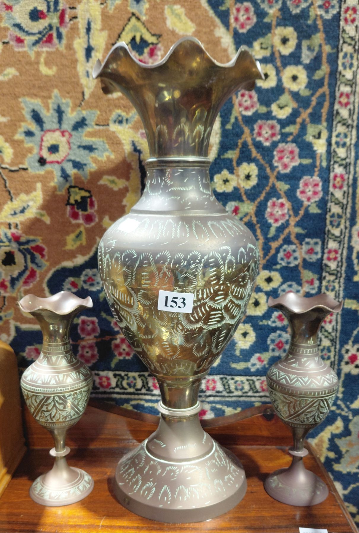 153 · BRASS VASES