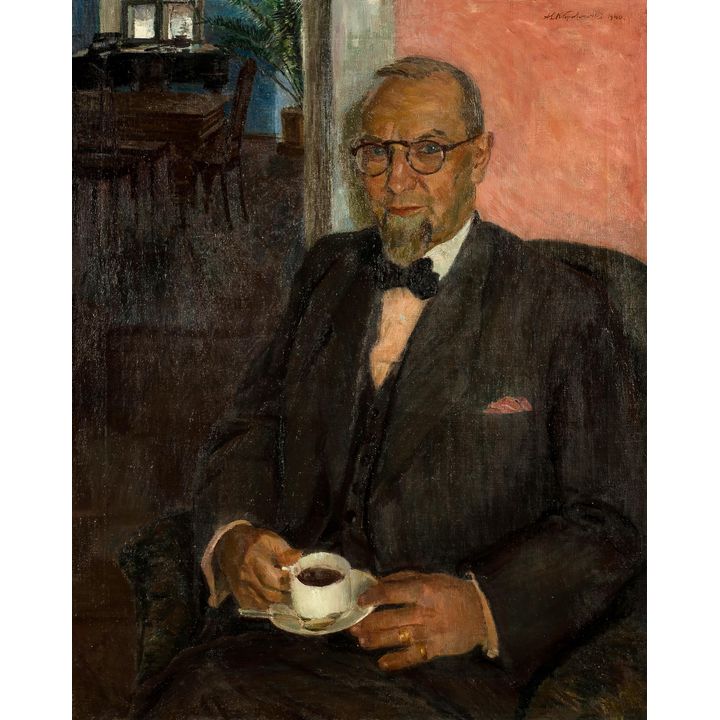 Aleksander Lech Kłopotowski | Portret Władysława Szabrańskiego z Bełchatowa (1880-1943) , 1940 r.