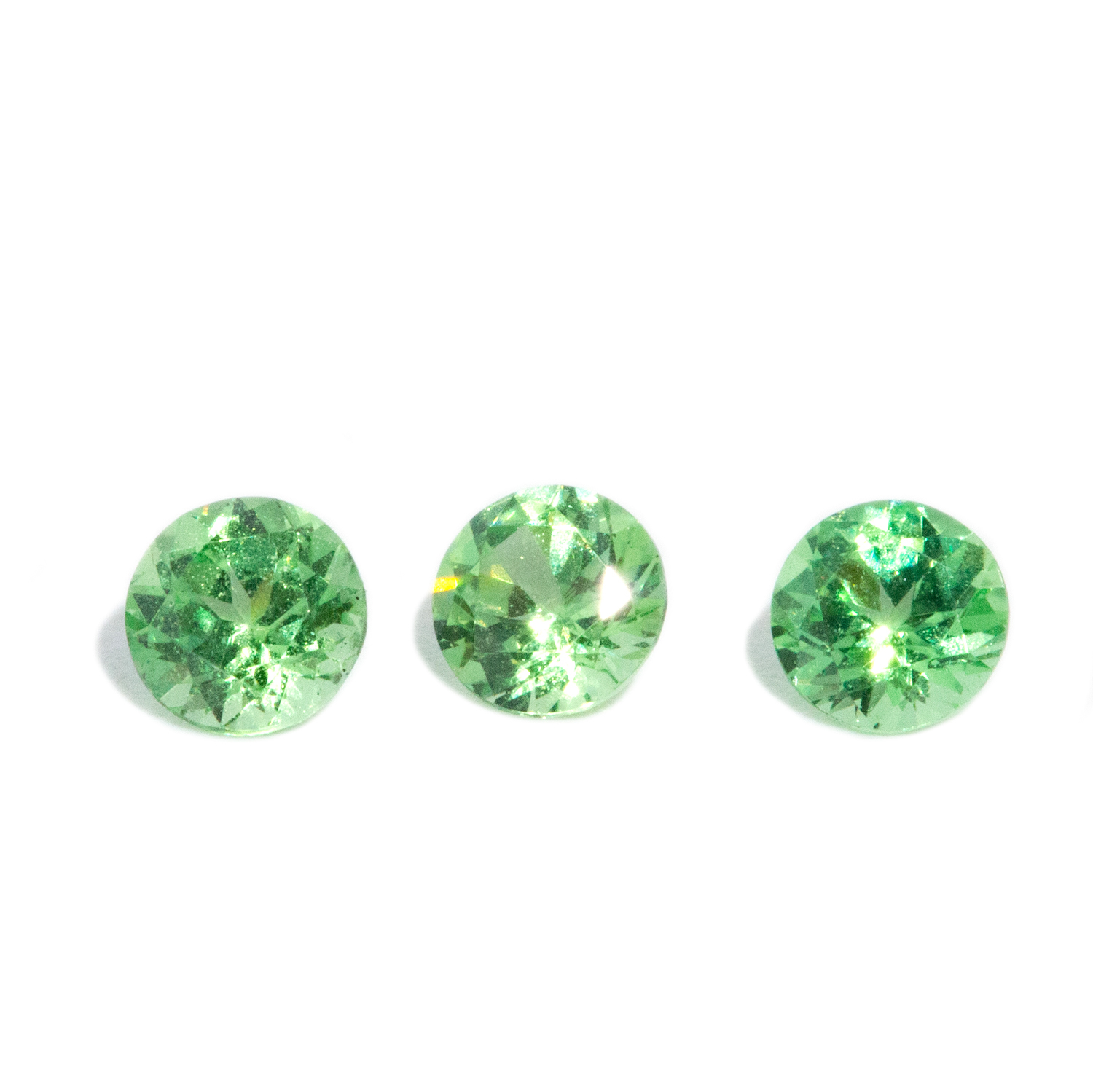 Round Tsavorite Garnets