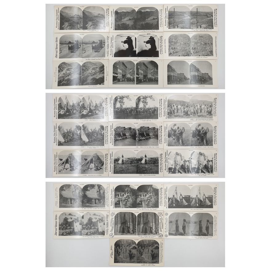 Keystone Stereograph Cards - Old West