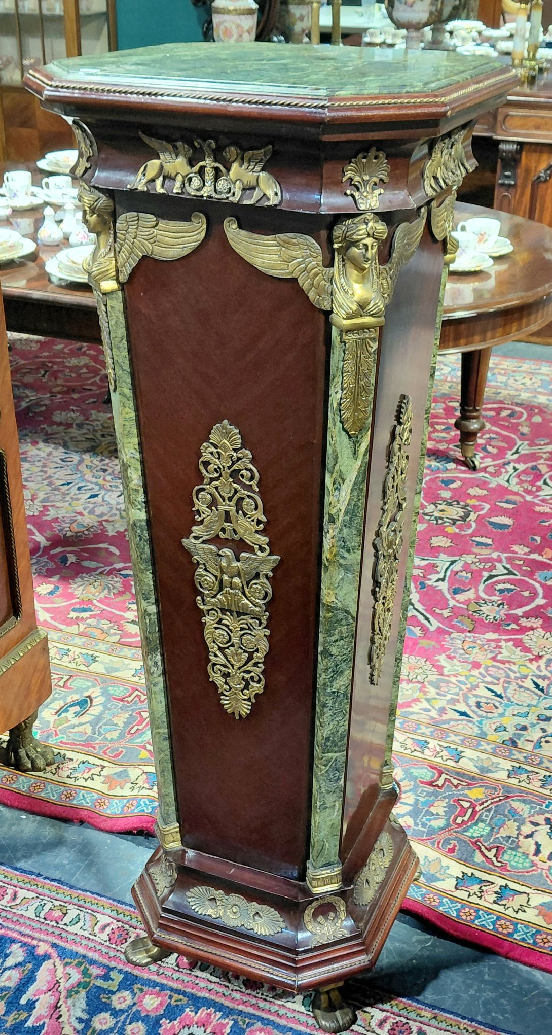 614 · FRENCH NAPOLEON III STYLE PEDESTALS