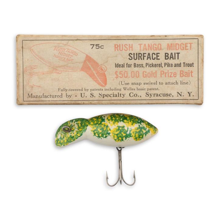 Sold at Auction: Vintage Helin Flatfish Fishing Lure Store Display