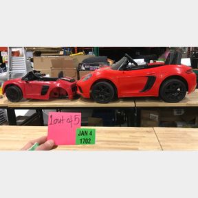 AUDI R8 SPYDER KIDS RIDE ON CAR & 24 VOLT XL 2 CHILD PORSCE RIDE ON CAR