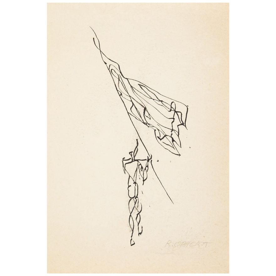 Roman Opałka | Szkic do ilustracji, 1957