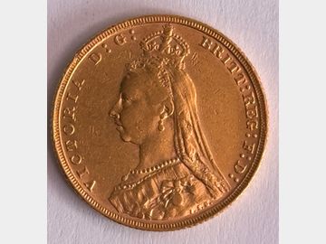 SCARCE 1893 VICTORIA MELBOURNE MINT JUBILEE HEAD GOLD SOVEREIGN