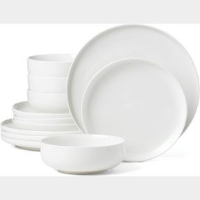 ONEIDA 895942 24 SEVEN WHITE 12 PIECE DINNERWARE SET