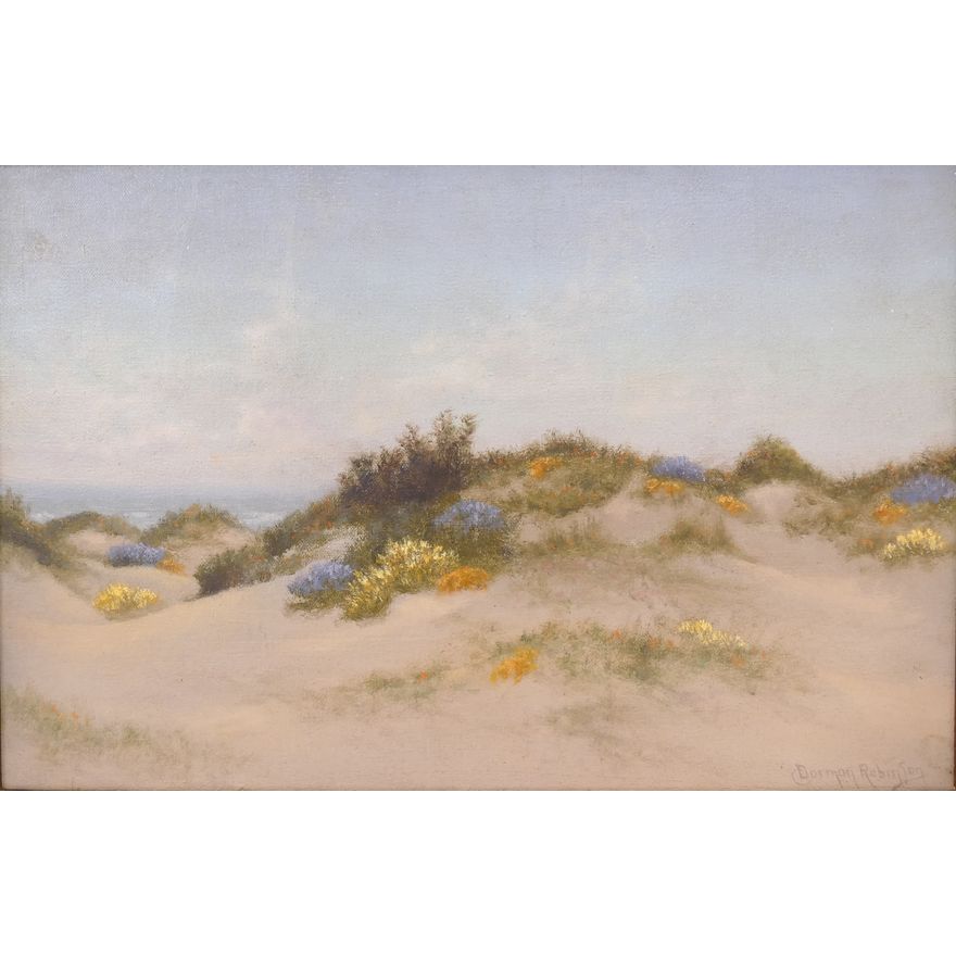 Charles Dormon Robinson (1847-1933 California) 'Sand Dunes' Oil on Canvas
