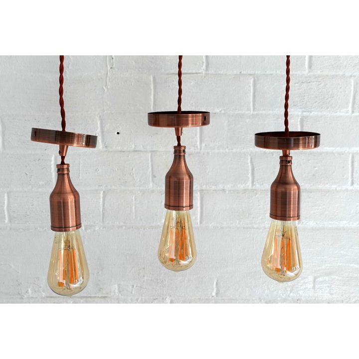 SET OF 3 PENDANT LIGHTS