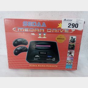 NEW 16 BIT RETRO VIDEO GAME CONSOLE WITH WIRED GAMEPAD SUPPORT GAME CA -