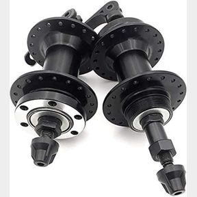 DONSP1986 BIKE WHEEL PART BICYCLE HUB, BIKE HUB 3/8 X14G X 36H X 100MM X 136MM, QUICK RELEASE,ALUM,ONE PAIR,4.29 INCH X5.73 INCH F