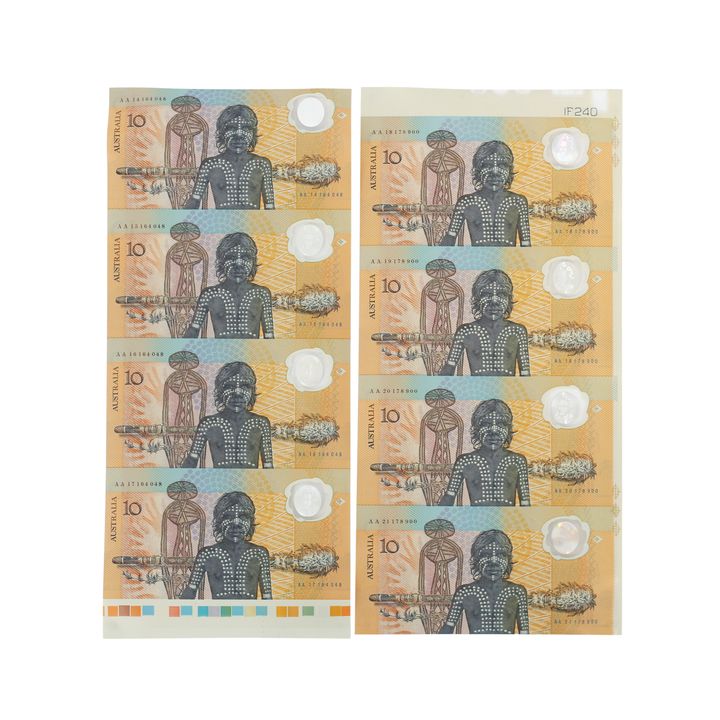 Elizabeth II, Ten Dollars, 1988, UNC