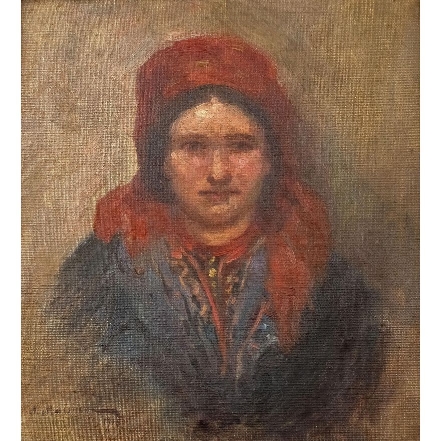 Salomon Maisner (Mejzner) | Portret góralki, 1915 r.