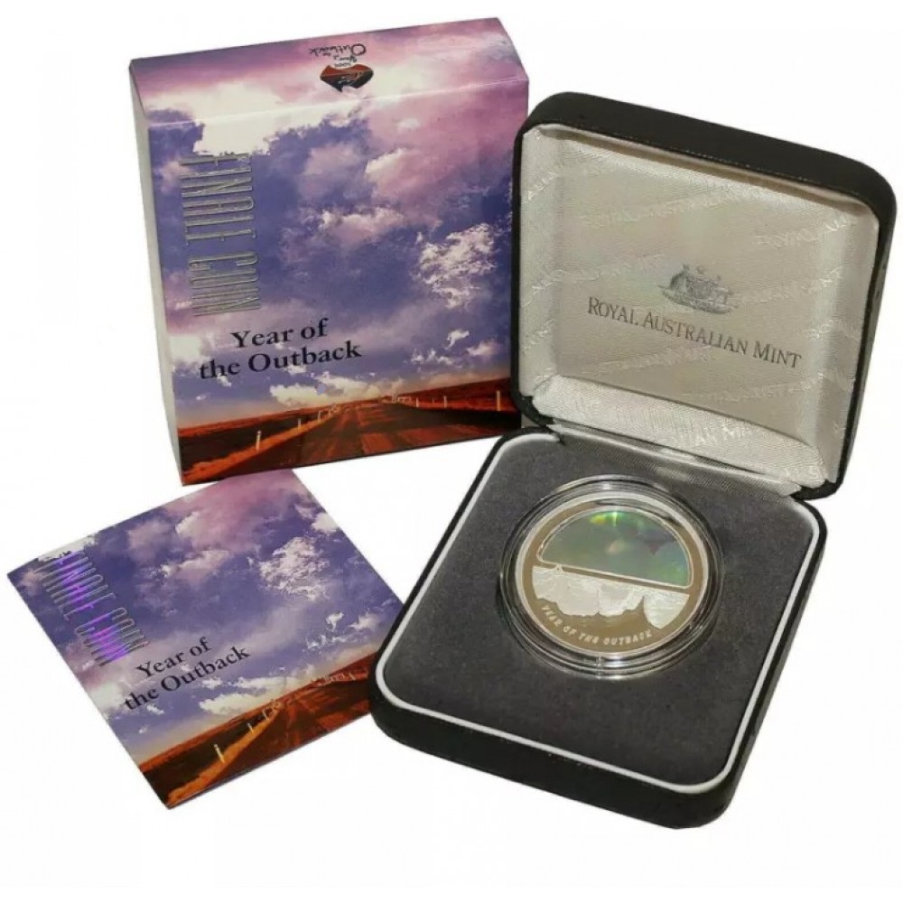 2002 RAM $5 Silver 36.3g Finale Coin Year of the Outback - Box & COA