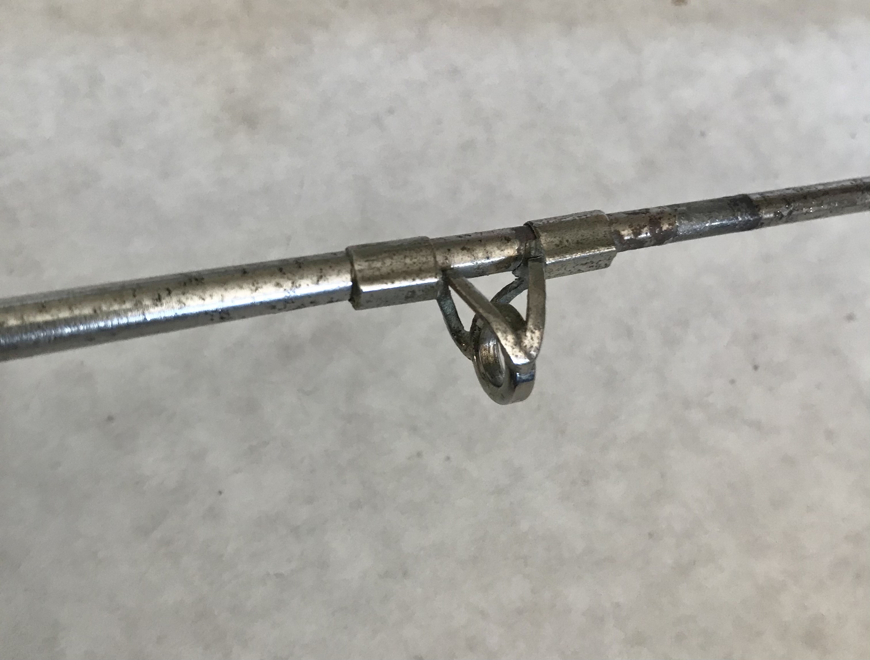 Vintage BRISTOL HORTON Steel Metal Telescoping Fly Fishing Rod 9