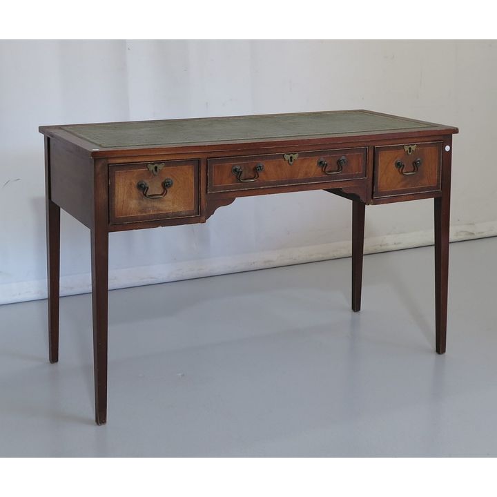 LEATHER INLAID WRITING TABLE