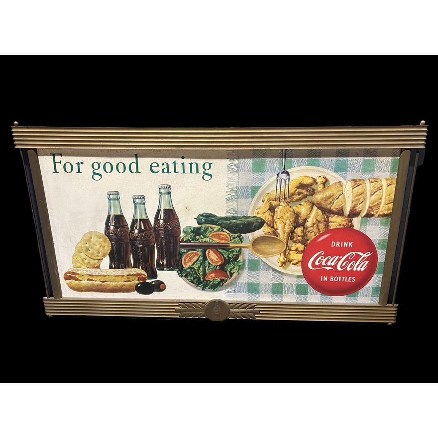 Large Kay Double Sided Coca Cola Coke For Good Eating Sign