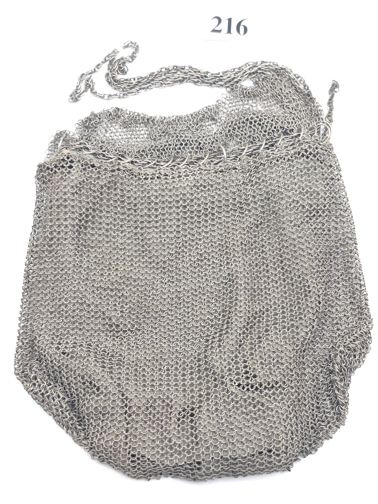 800 Silver Mesh Purse