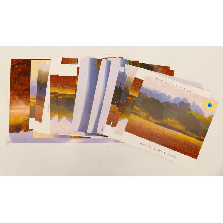 45pc Assorted Small Kent Lovelace Art Posters
