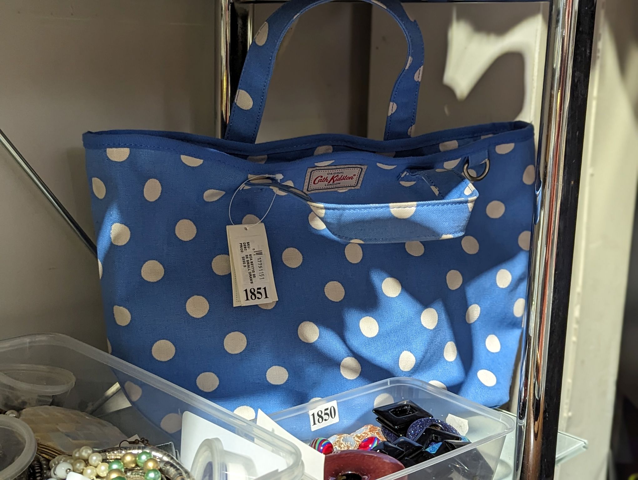 CATH KIDSTON POLKA DOT BAG Small and Whitfield