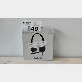 LOGITECH H151 STEREO HEADSET WITH NOISE-CANCELLING MICROPHONE - BLACK -