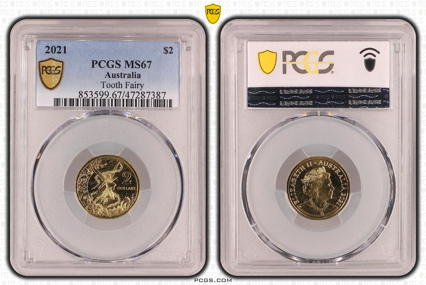 Tooth Fairy, Two Dollar, 2021, PCGS MS67