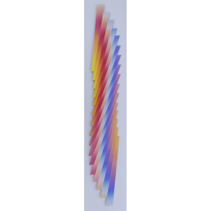 Francis Celentano ''Spira L-Harmonic'' 1988 Acrylic