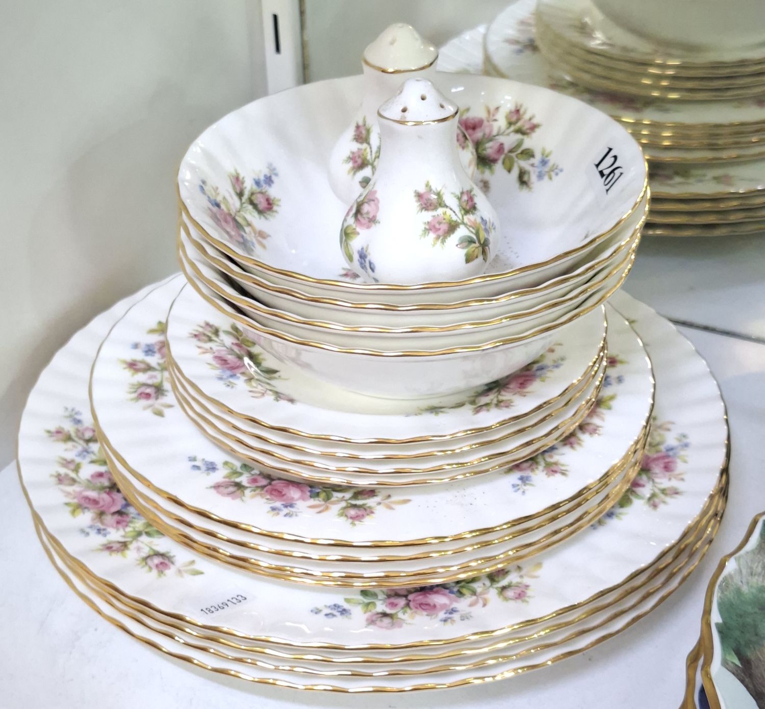 ROYAL ALBERT 'MOSS ROSE' CHINA
