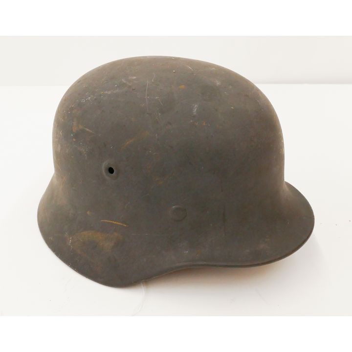 WWI German Stahlhelm Gray Steel Helmet. 6.5x11x9''