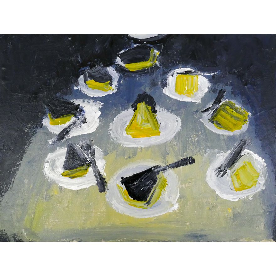 Andy Heck Boyd  'Cake' Painting, 2016