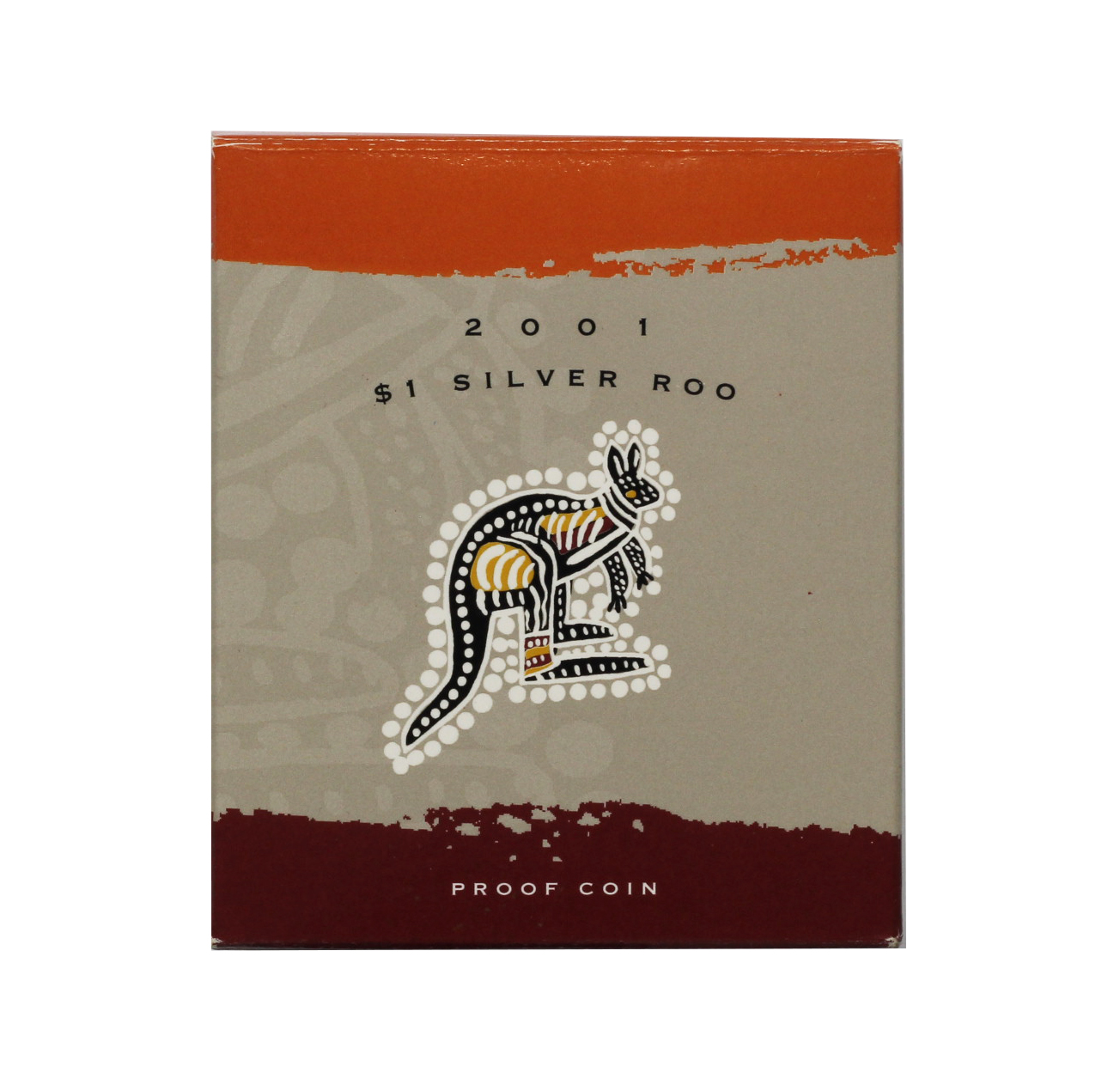 2001 RAM $1 Indigenous Art Silver Roo 1oz Silver Proof Coin - Box & COA