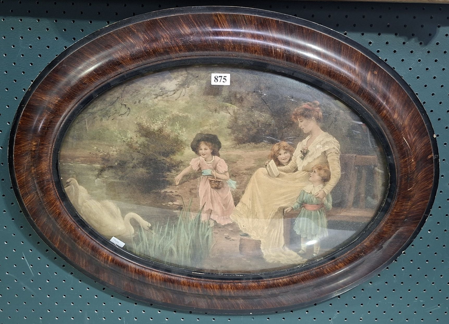 Convex Glass Framed Print