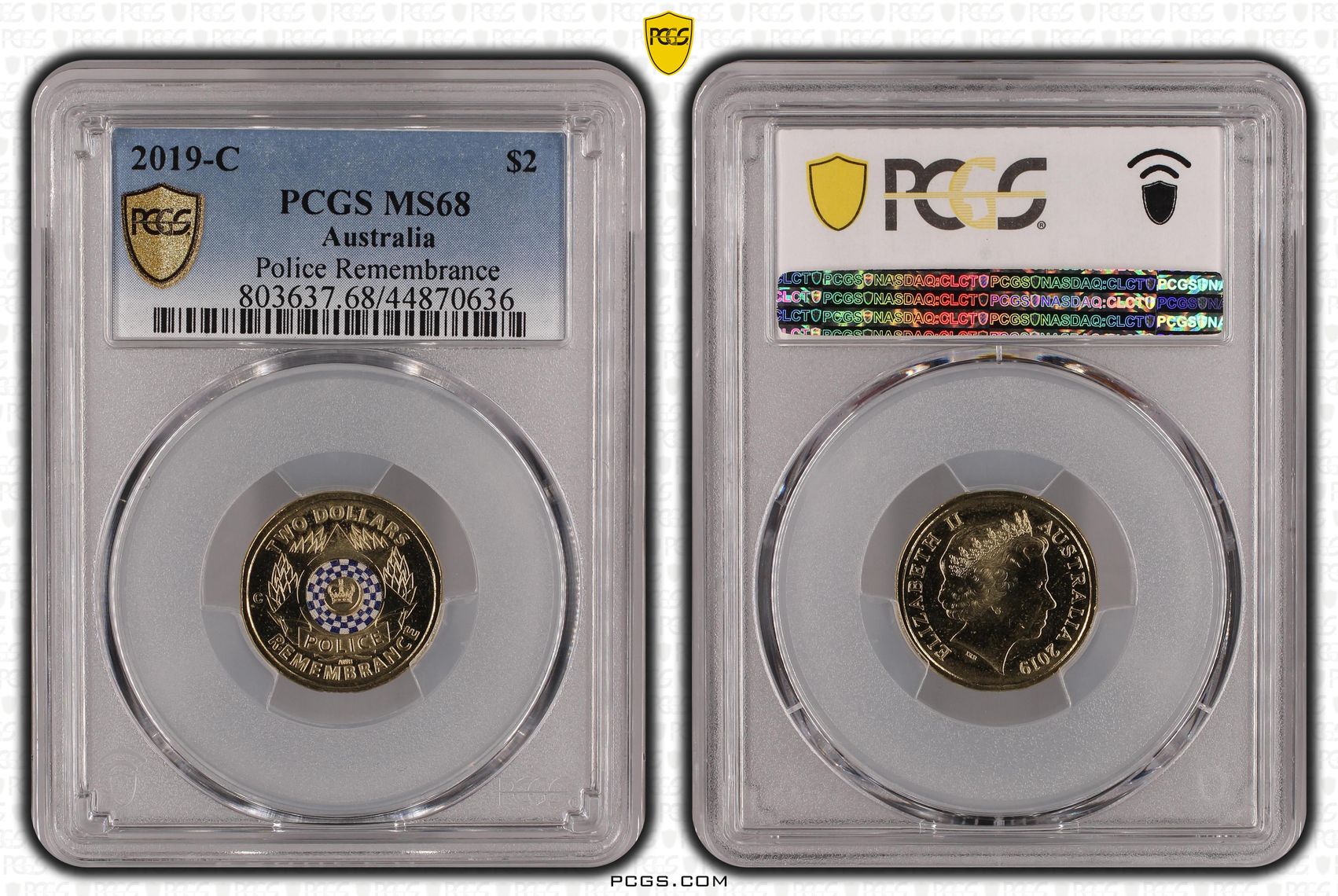 Police Remembrance , Two Dollar, 2019-C, PCGS MS68