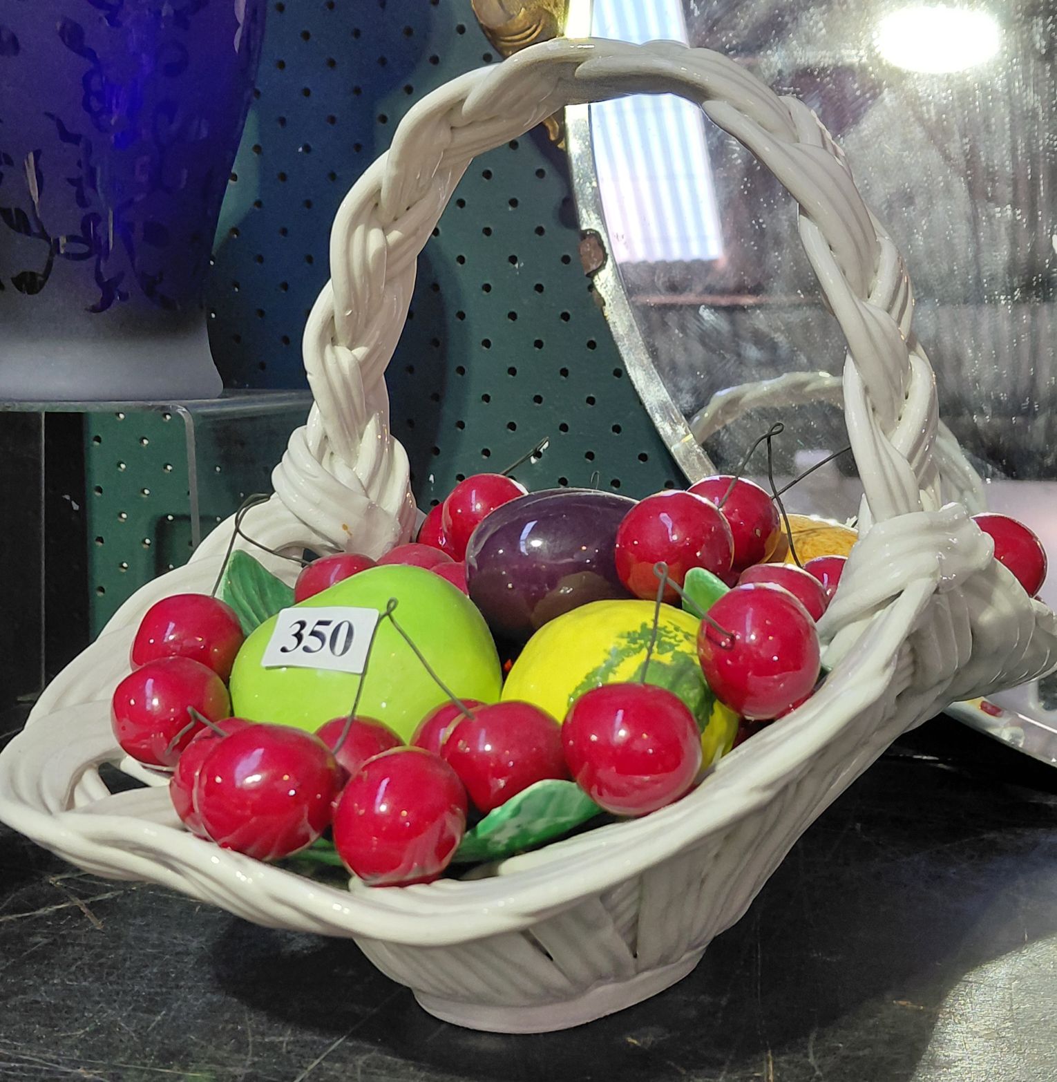 350 · CERAMIC FRUIT DISPLAY