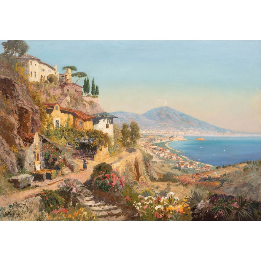 Alois Arnegger | Widok na Zatokę Neapolitańską