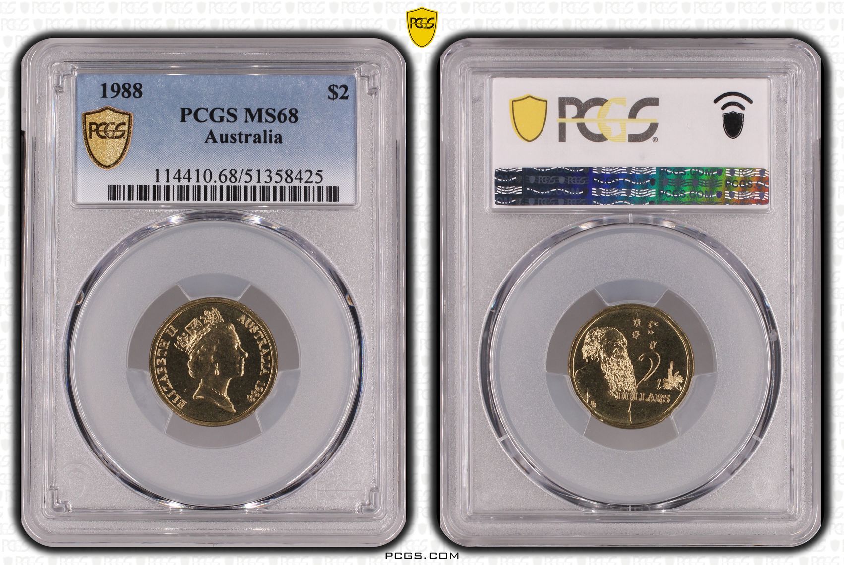 Two Dollar, 1988, PCGS MS68