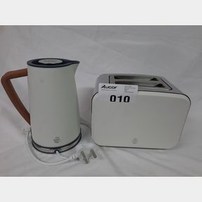 NORDIC KETTLE AND 2 SLICE TOASTER - SLATE GREY