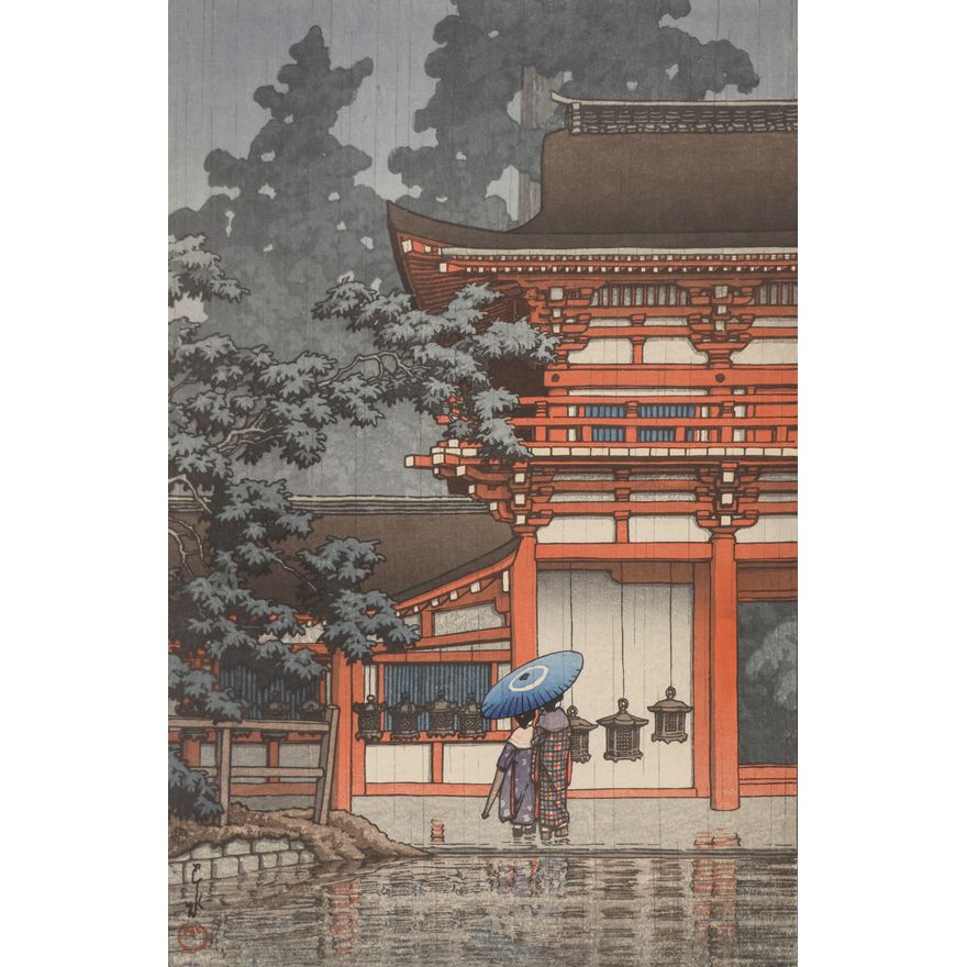 Kawase Hasui ''Kasuga Shrine at Nara'' 1933 Woodblock
