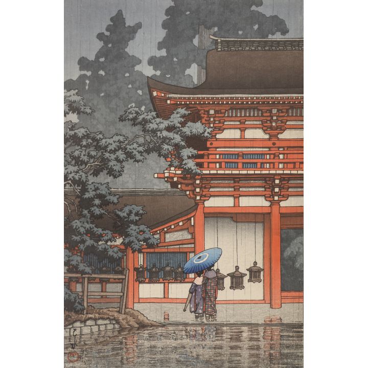 Kawase Hasui ''Kasuga Shrine at Nara'' 1933 Woodblock