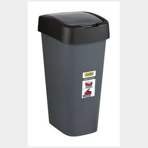 Addis - Swing Or Lift Bin 50L - Dark Grey | AS 51718/2839 B1 (S6)