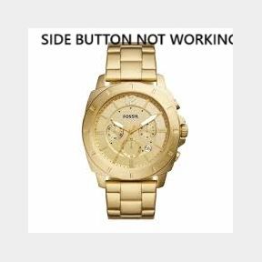 Fossil Privateer Sport Watch - (SIDE BUTTON NOT WORKING) gold- Bar 4064092136500| 51747/7546 HV