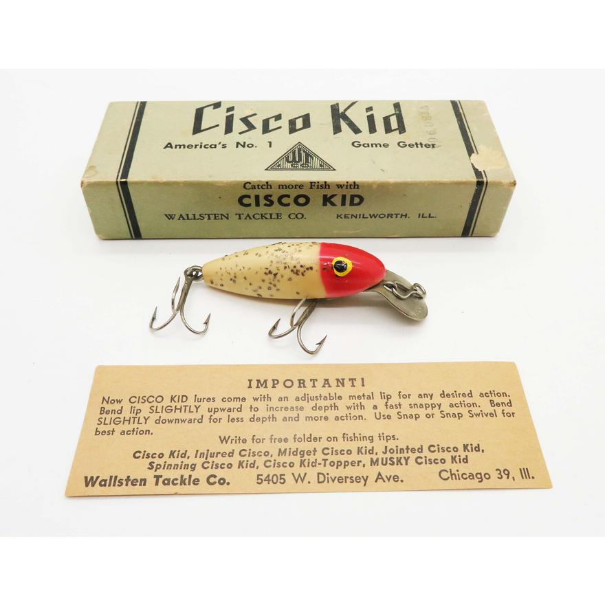 6 Long Musky Cisco Kid Vintage Plastic Muskie Fishing Lure Wallsten Tackle  Co. 