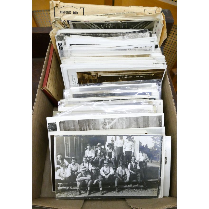 Box Old Real Photo Postcards