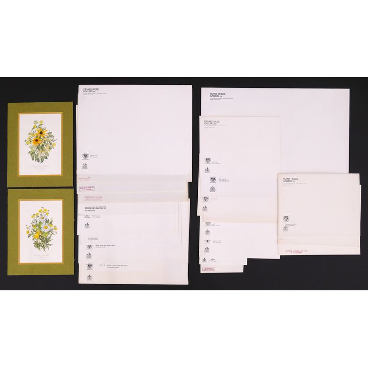 22pc Anne Ophelia Dowden Botanical Signed Lithographs.