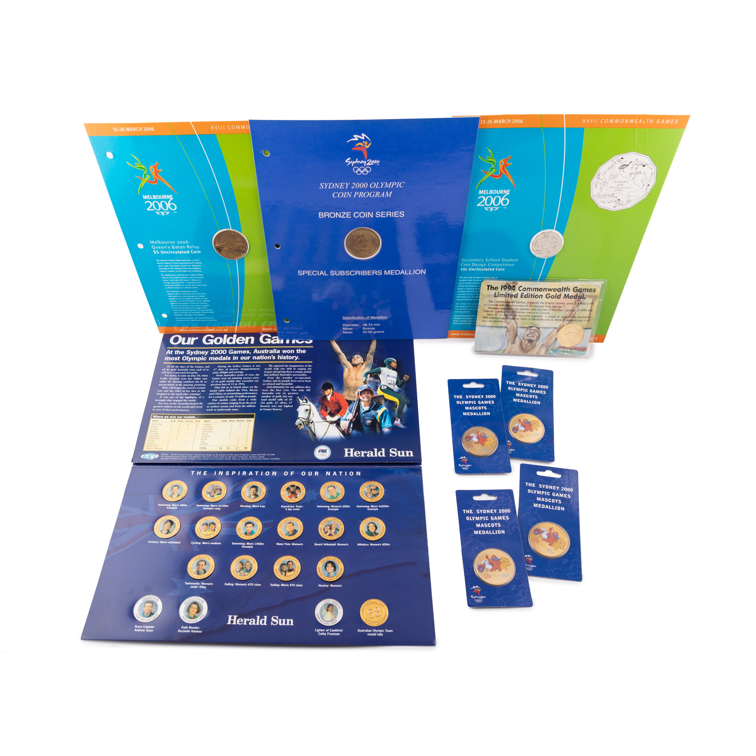 Olympics & Commonwealth Games, Accumulation, 2000 - 2006, UNC