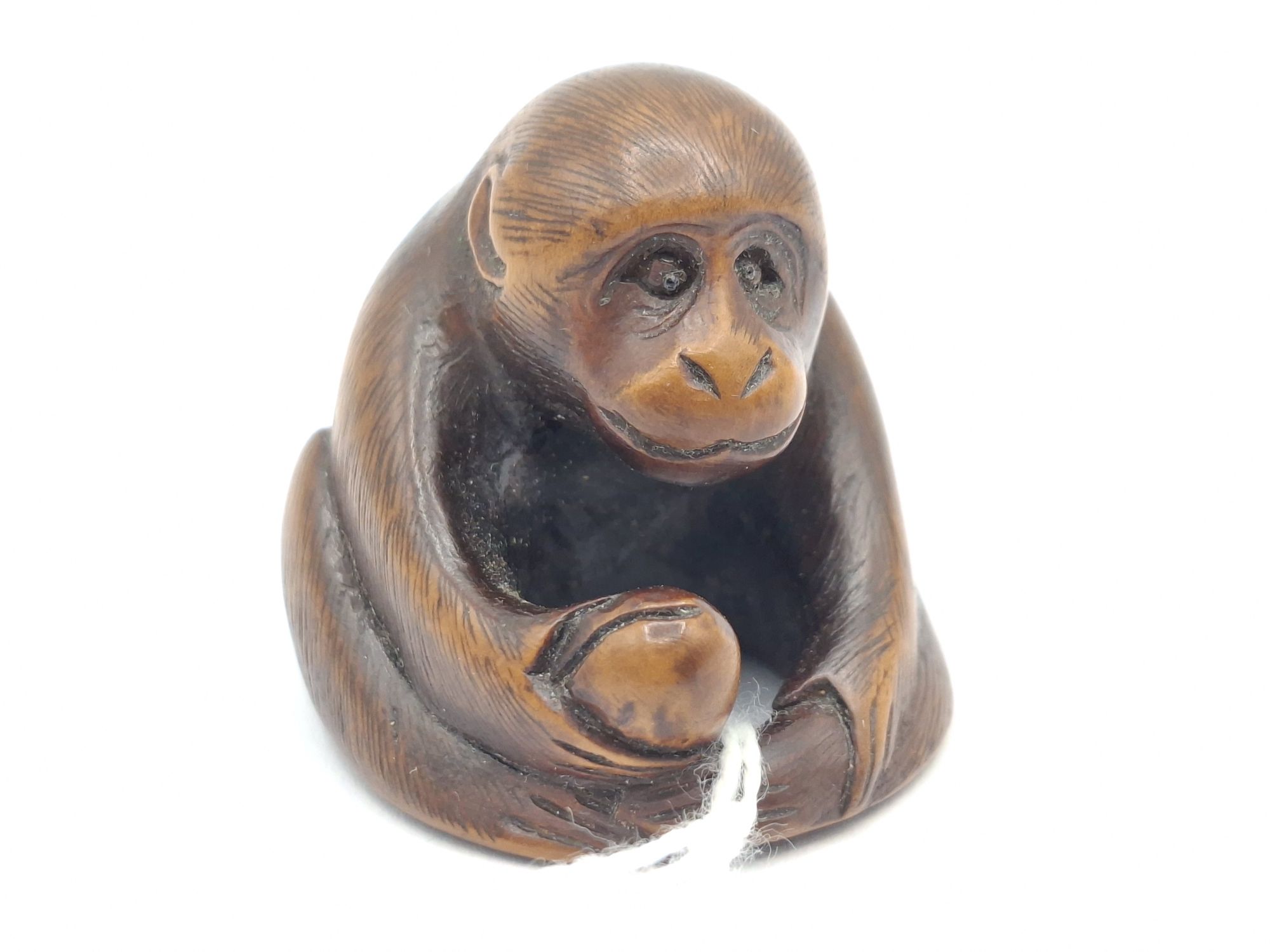 96 · JAPANESE CARVED BOXWOOD NETSUKE
