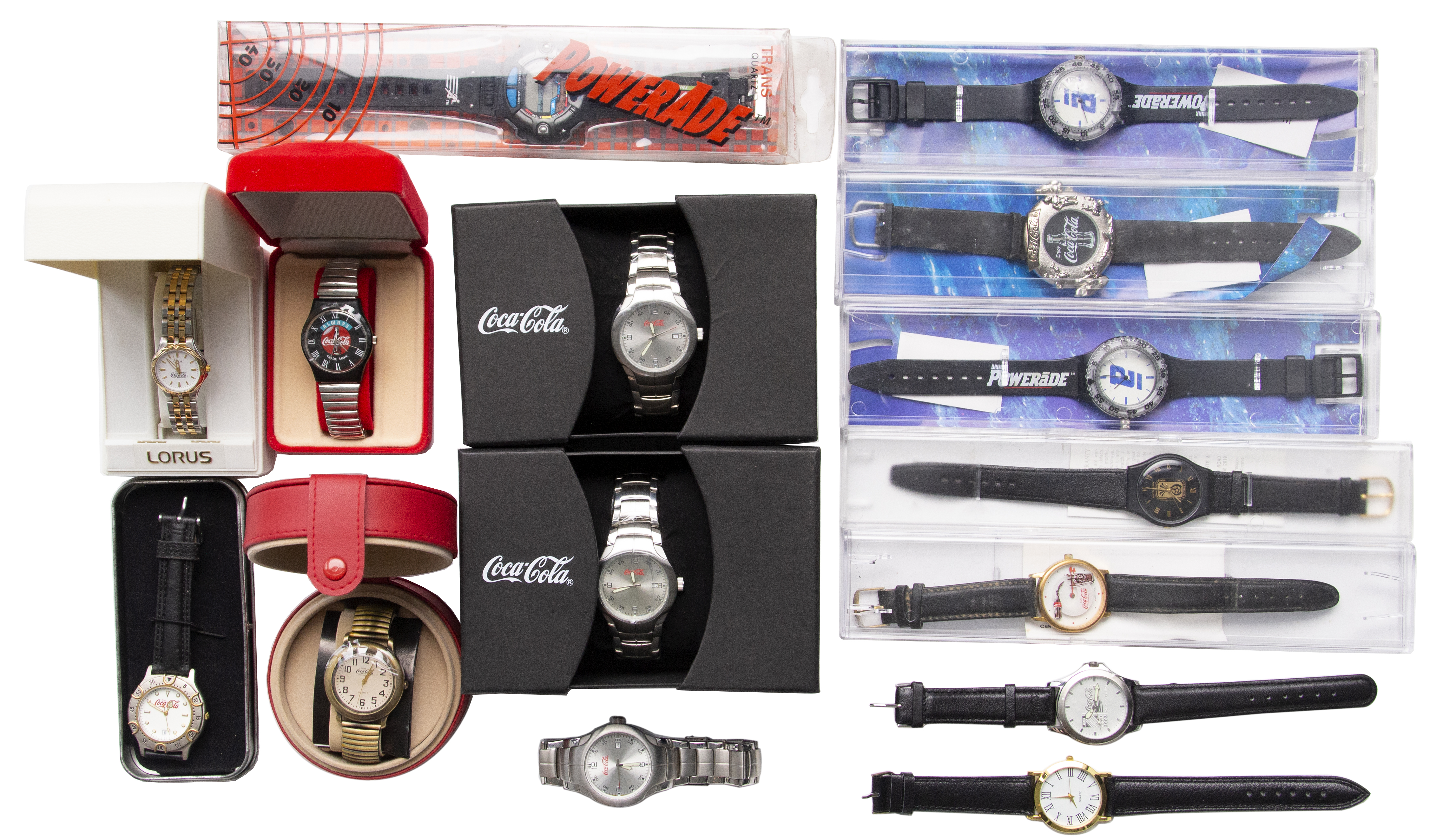 Coca-Cola and Powerade Competition Winner's Watches, Accumulation
