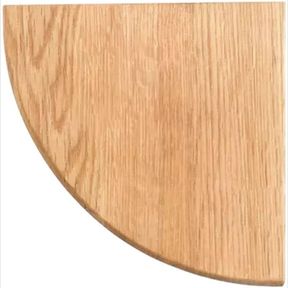 CORNER FLOATING SHELVES OAK SOLID WOOD CORNER FLOATING SHELVES, WALL MOUNTED CORNER STORAGE RACK/DISPLAY RACK, 6 SIZES (COLOR : 1P