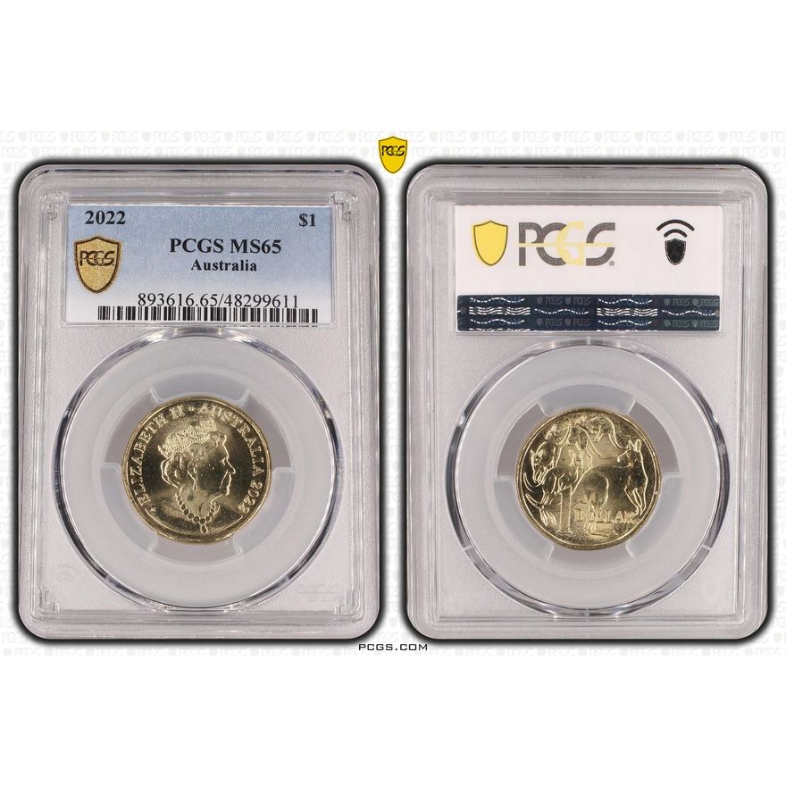 One Dollar, 2022, PCGS MS65