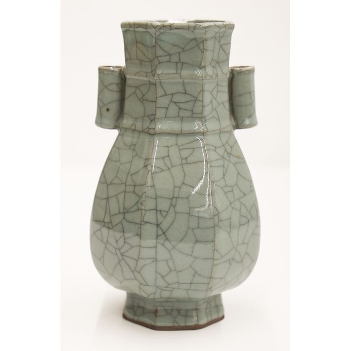 Old Chinese Guan Crackle Glaze Arrow Vase