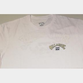 BILLABONG T-SHIRT 100% COTTON UNI-SEX - 11050/1004 WHITE SMALL